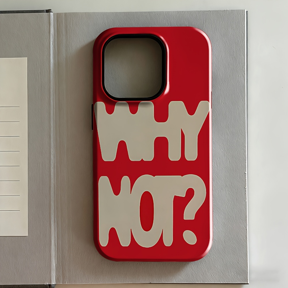 Phone Case - Quote Phone Case Compatible With For Iphone 17, 16, 16e, 15, 14, 13, 12, 11 Pro Max, Air, X, Xr, Xsmax, 8, 7 Plus, Featuring An Hard Pc Double-layer Back Cover