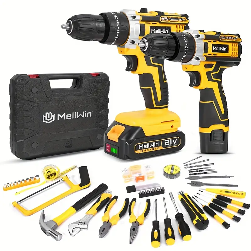 electric drill 10 impact drill electric screwdriver set electric tool kit for home drilling diy tools fathers day gift Product details 0