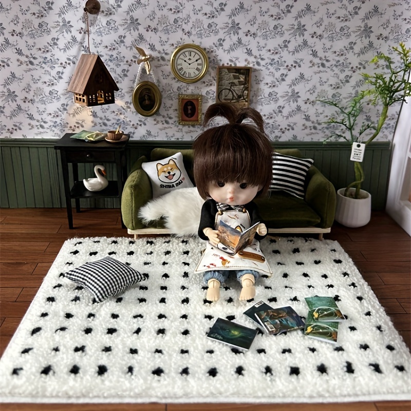 

Miniature Carpet - For Ob11 Bjd & Decor, No Needed