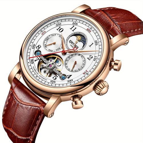 hollow tourbillon full automatic mechanical watch mens watch mechanical watch men without battery