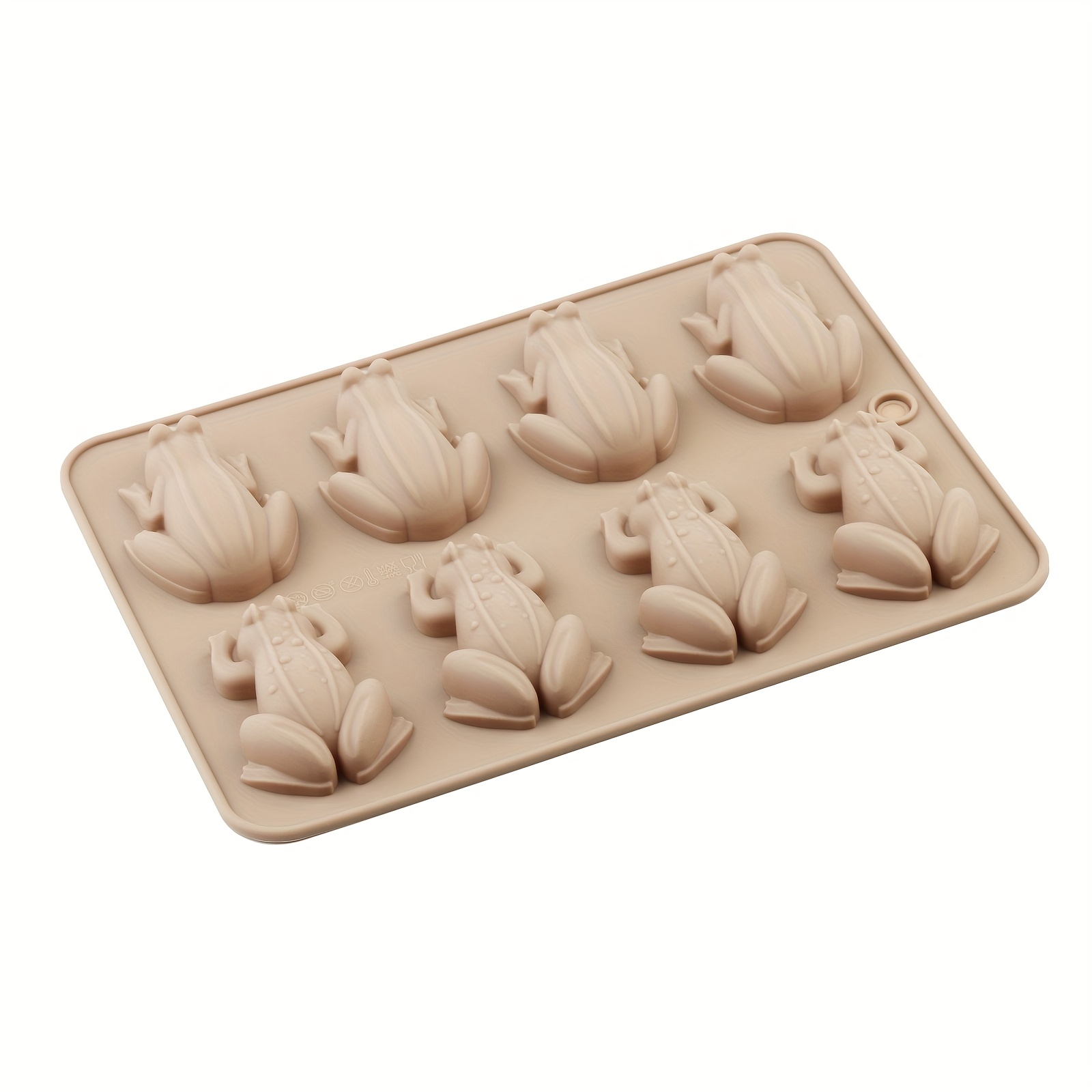 Image of 1pack Silicone Frog Molds, Frog Shaped The Festival Silicone Mold, Thick Silicone Mold For Making Chocolates, Puddings, Candies, Desserts, And Cakes