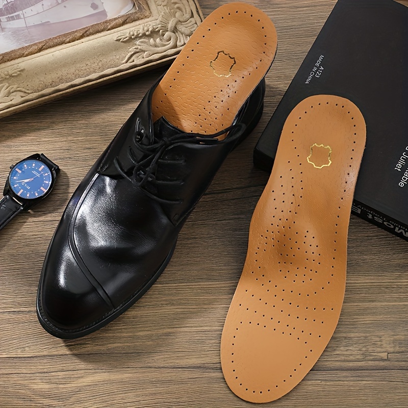 Leather Insoles Insoles For Women's Dress Shoes Unisex Shock