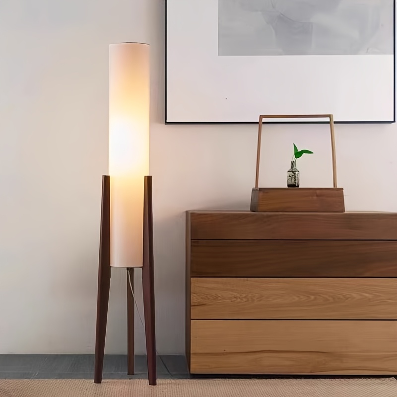 Japanese Wabi-Sabi Zen Floor Lamp | Retro Neo-Chinese Style for Living Room, Sofa, Bedroom & Headboard