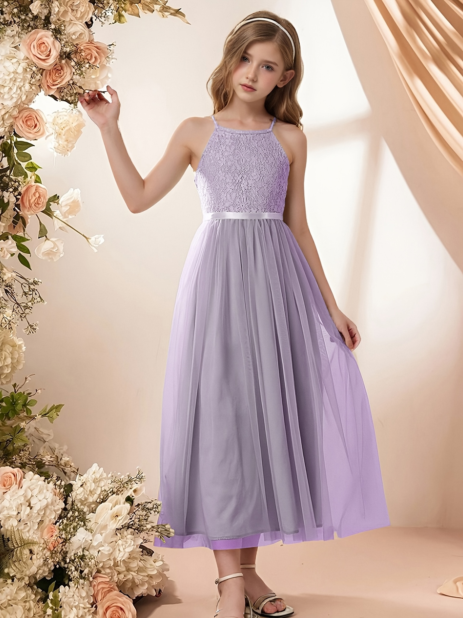 girls bridesmaid dresses sold on Temu United States