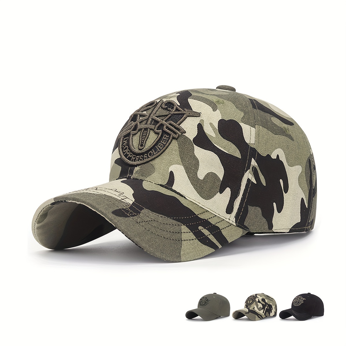 Cheap [NORTHWOOD] Cotton Outdoor Camouflage Flat Top Hats Men Caps