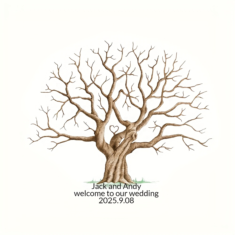 TEMU 1 pezzo Albero dell'Amore con Digitali//Genitori/Partner - Cornice con , Moderno per Albero , Regalo per Matrimonio/Anniversario/Nascita, Stile