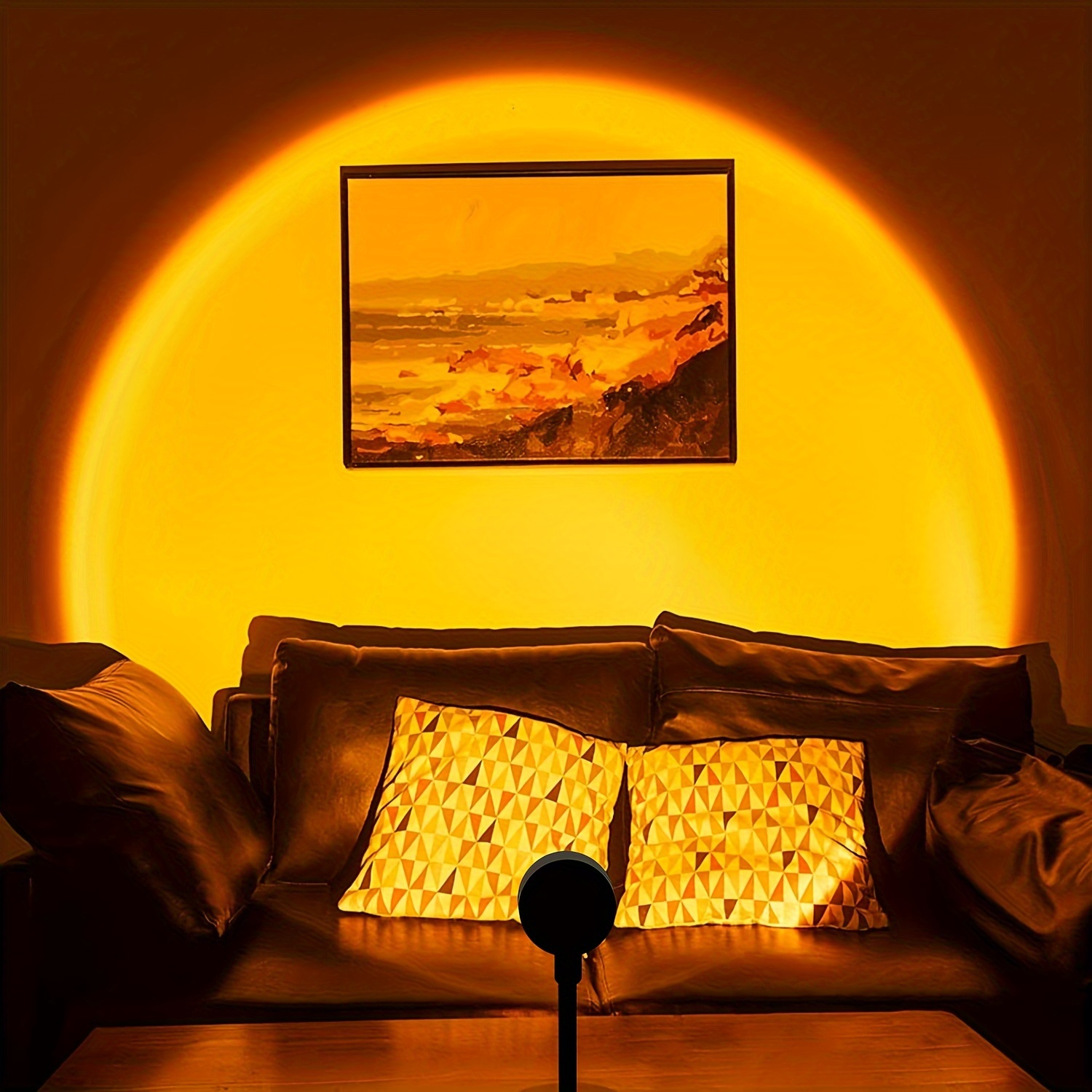 Sunset Lamp Projector Usb Plug 7 color Changing Sunset - Temu