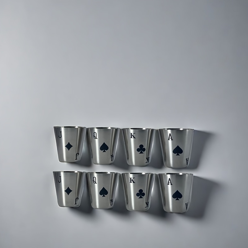 TEMU Festive 304 Stainless Steel Whiskey Shot Glasses: Gifting And