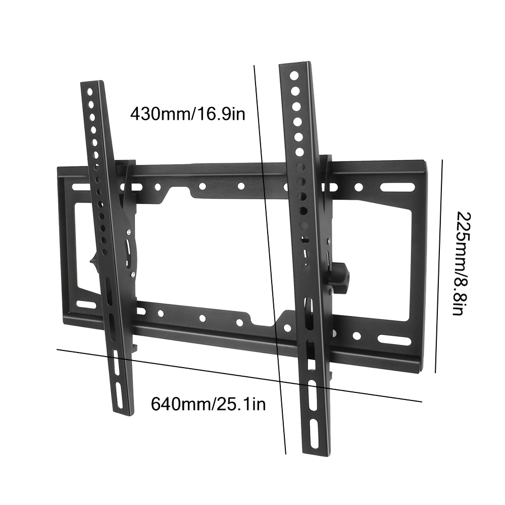 E-shop Neigbare TV-Wandhalterung für die meisten 32-65 Zoll LED LCD OLED Plasma 4K Flachbildschirme, TV-Monitorhalterung VESA bis zu 400x400mm 50kg,