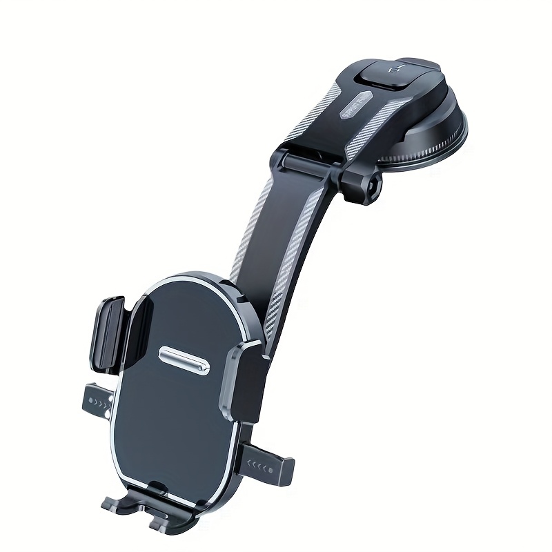 Car Dashboard Phone Holder Is Adjustable In Vertical And Horizontal Directions, High Stability And Strong , Including An Extra Adhesive Pad. This Car Phone Mount Is Compatible With All Smartphones