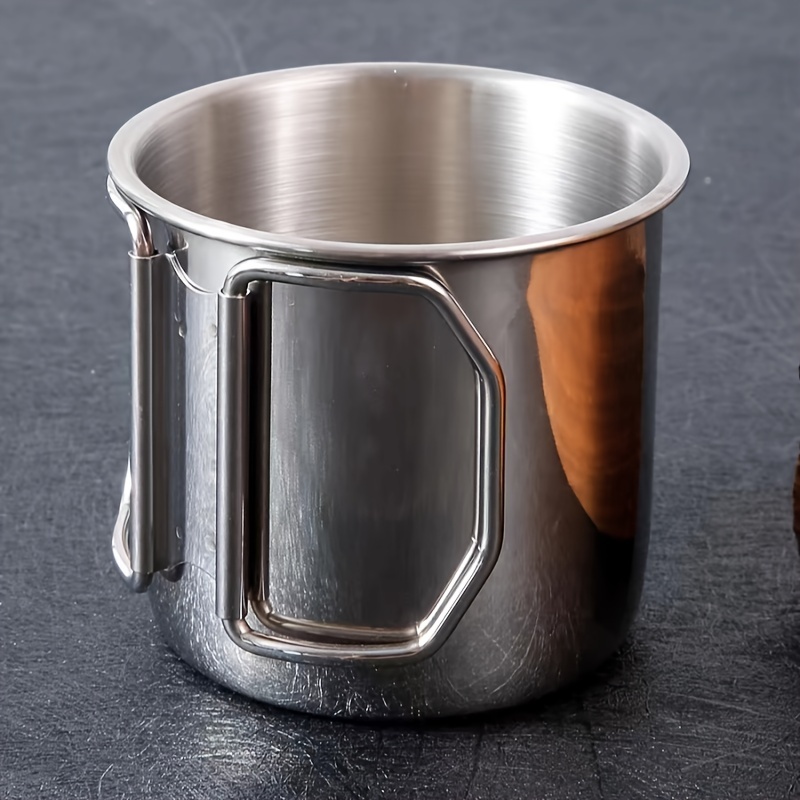 Stainless Steel Insulated Travel Mug 250ml/350ml/550ml - Foldable Outdoor Coffee & Tea Cup, Keeps Drinks Hot or Cold, Ideal for Camping and Picnics