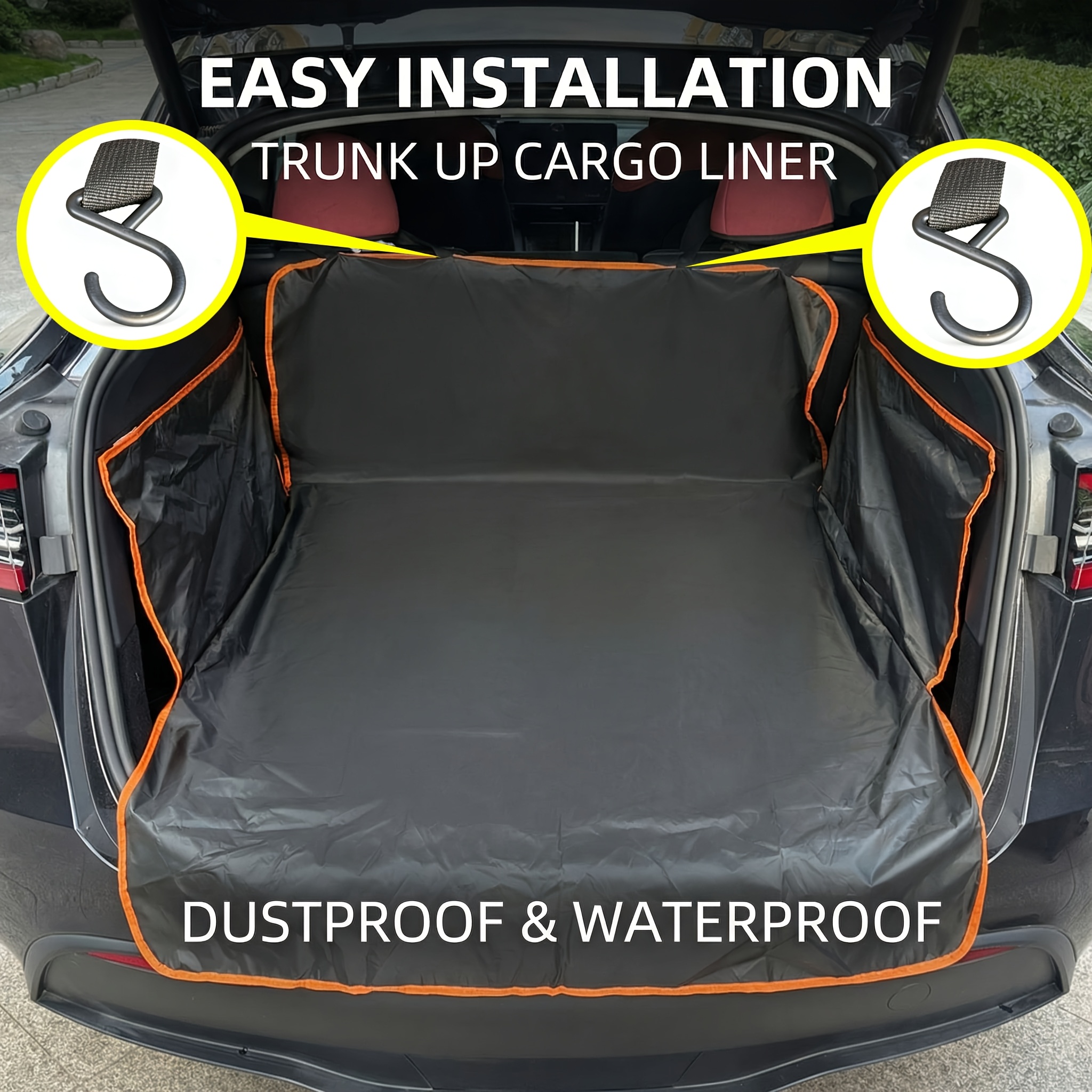 TEMU Car Interior Is With Dog Seat Cushion, Car Dog Pad, Car Trunk Mat, Car Pet Pad, Car Pad, Car Trunk Kennel Pad, Dog Kennel Pad-durable Trunk Pad For Cars, Suvs And Trucks