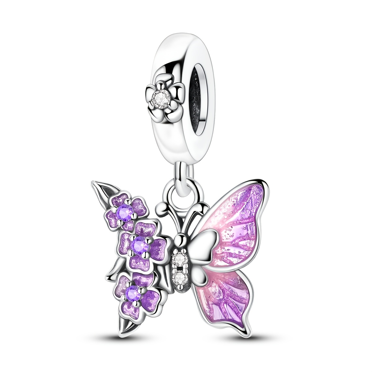 TEMU 1 pz. Design Originale Argentato Ciondoli Perline per Donne Ciondoli Adatti per di Braccialetti e Collane Originali