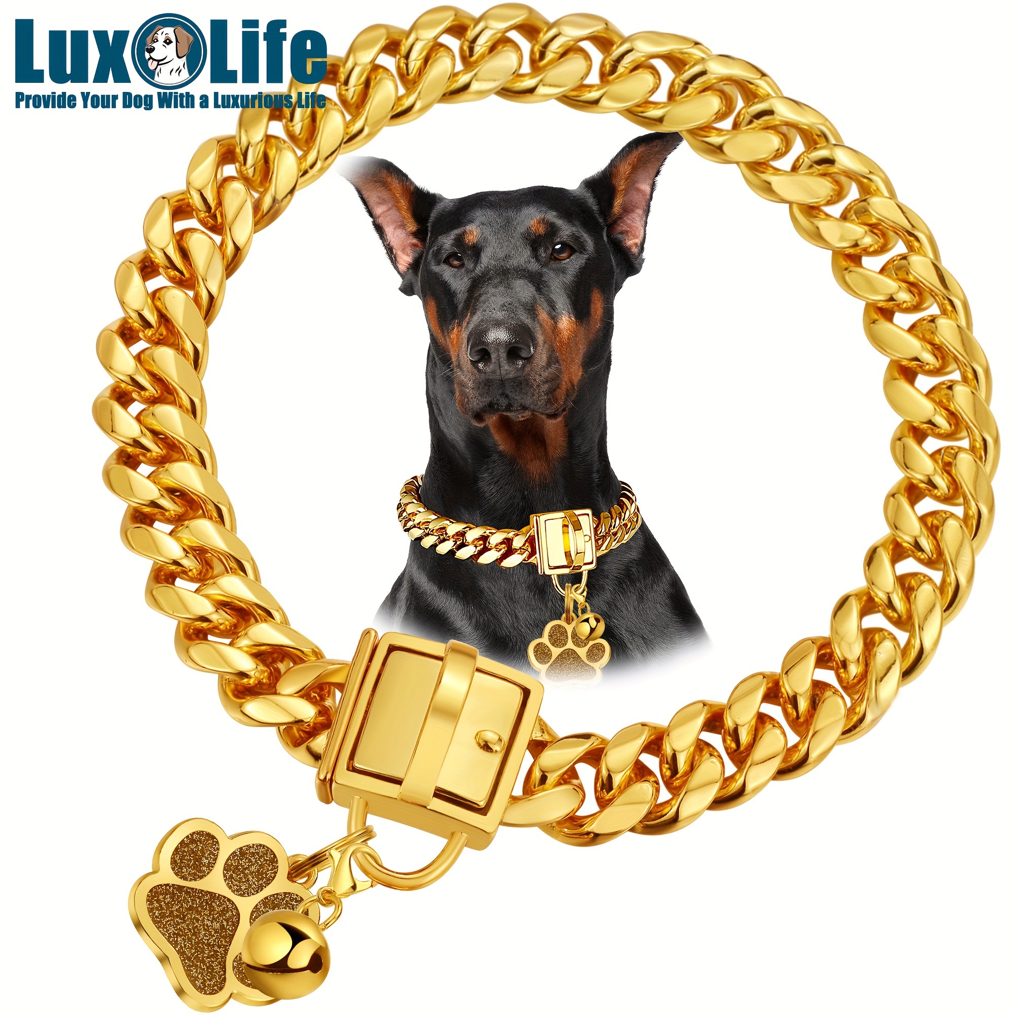 Heavy Duty Dog Chain Collar Heavy Duty Dog Wide Chain Collar