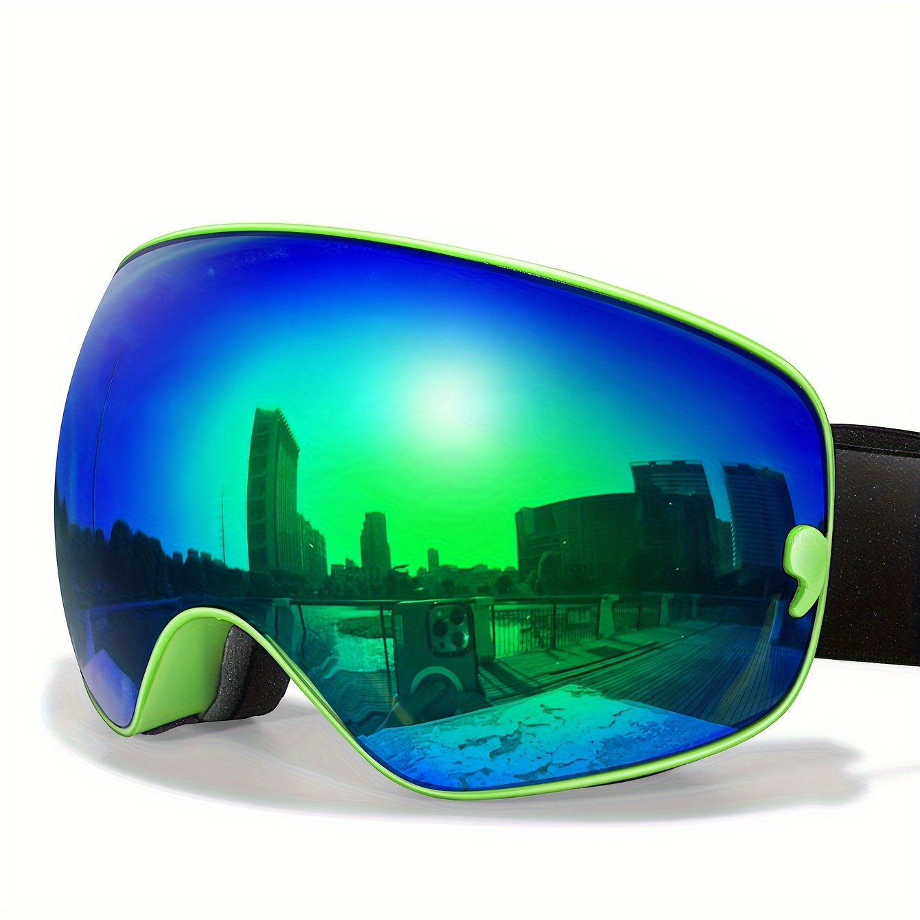 Winter Sports Outdoor Snowboarding Skiing Snow Skiing Goggles TPU Frame Men'S Women'S Teenagers Available, Free Night Vision Lens/Myopia Frame/Goggle One Each