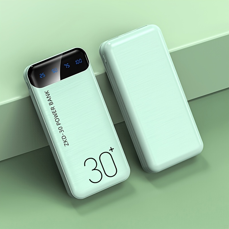 TEMU Power Bank 30000mah Portable Power Bank, Usb-c Fast Charger, Suitable For Mobile Phones Compatible With Iphone, , Tablet Mini, Etc., Support