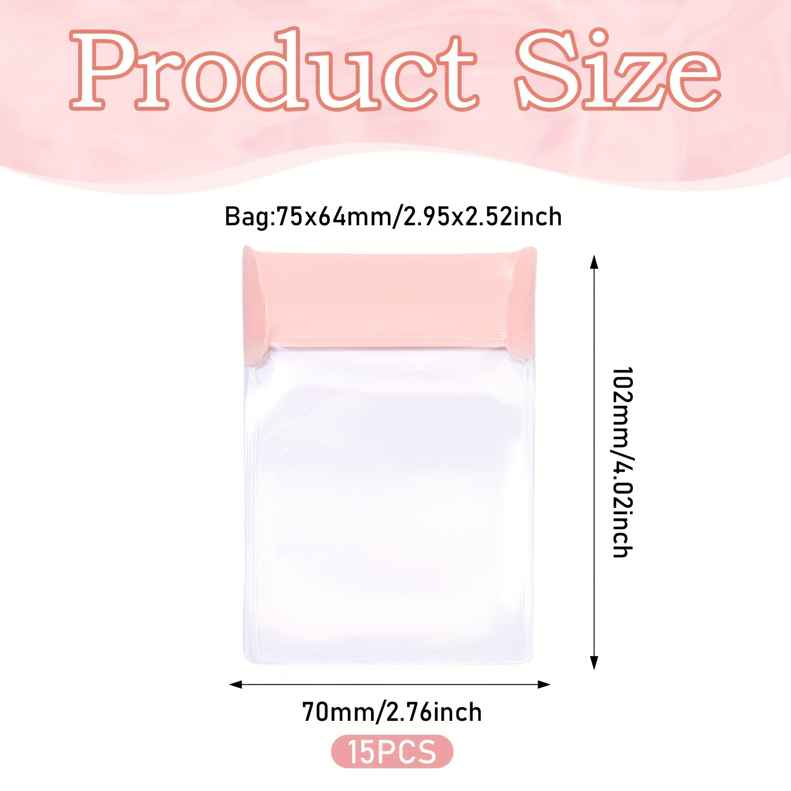 Reusable Plastic Opp Packing Bags Self sealing Closure Temu