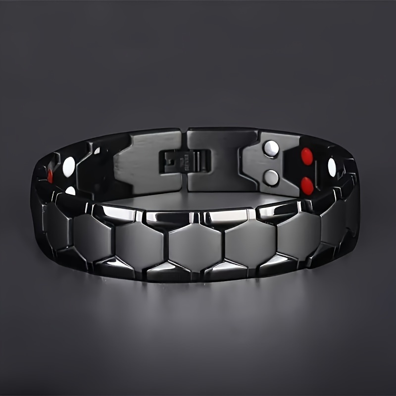 

1 Men's Titanium Steel Bracelet - , 4-in-1, Waterproof And Colourless - The For Family And Friends