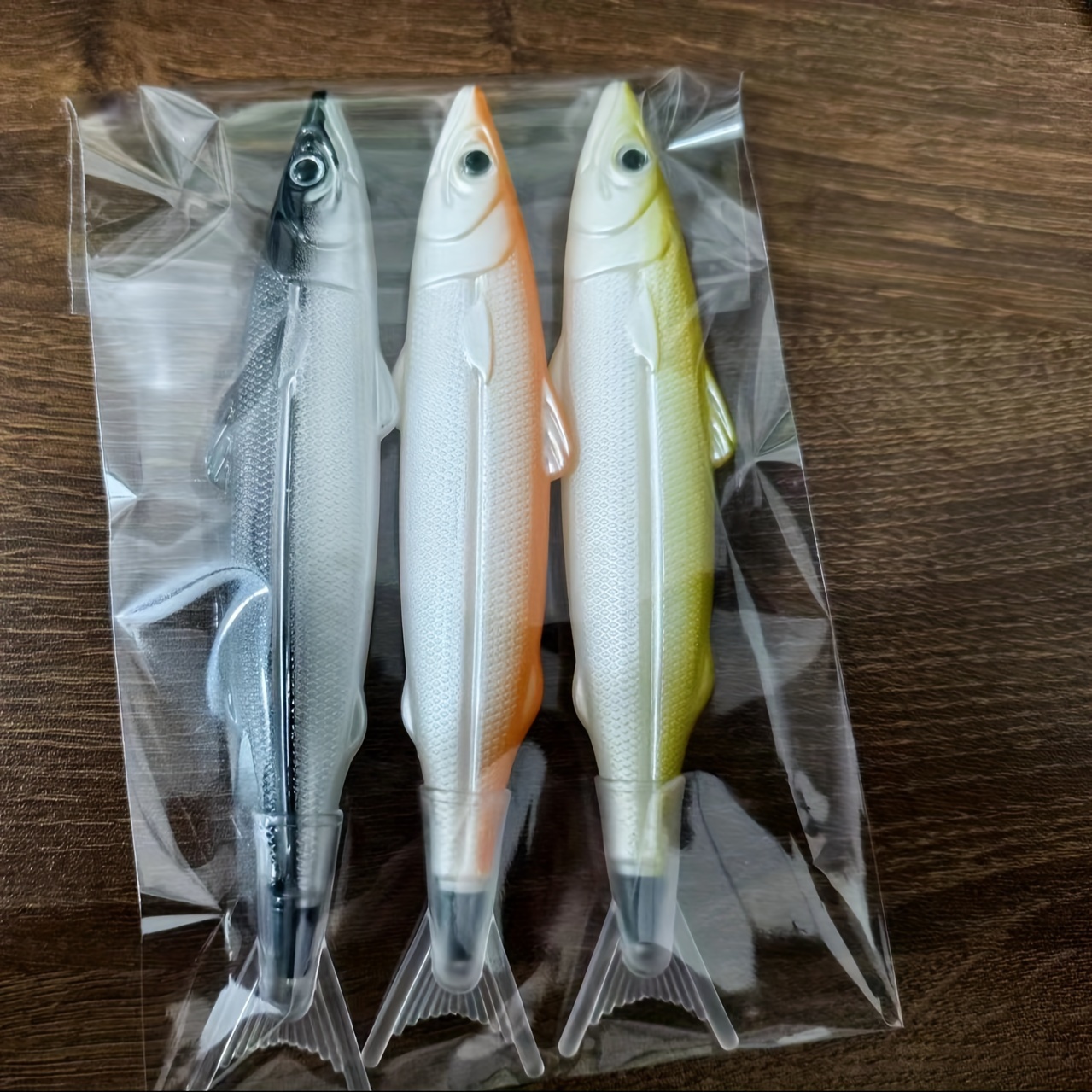 Image of 3pcs Pen Creative Ballpoint Pen Fish Shape Pen Pen Student Cute Stationery