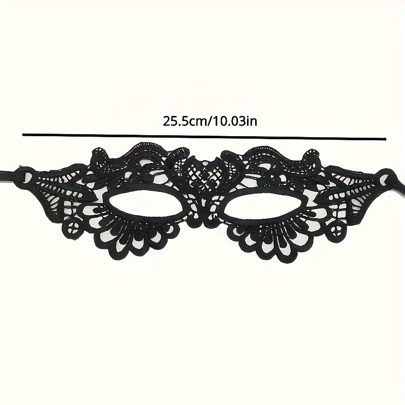 2pcs Black and White Lace Masquerade Eye Masks