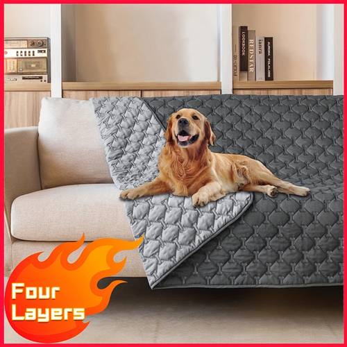 extra large reversible high quality dog blanket double sided pet bed cover with bone pattern machine washable sofa protector for medium large small dogs outdoor use blanket for bed
