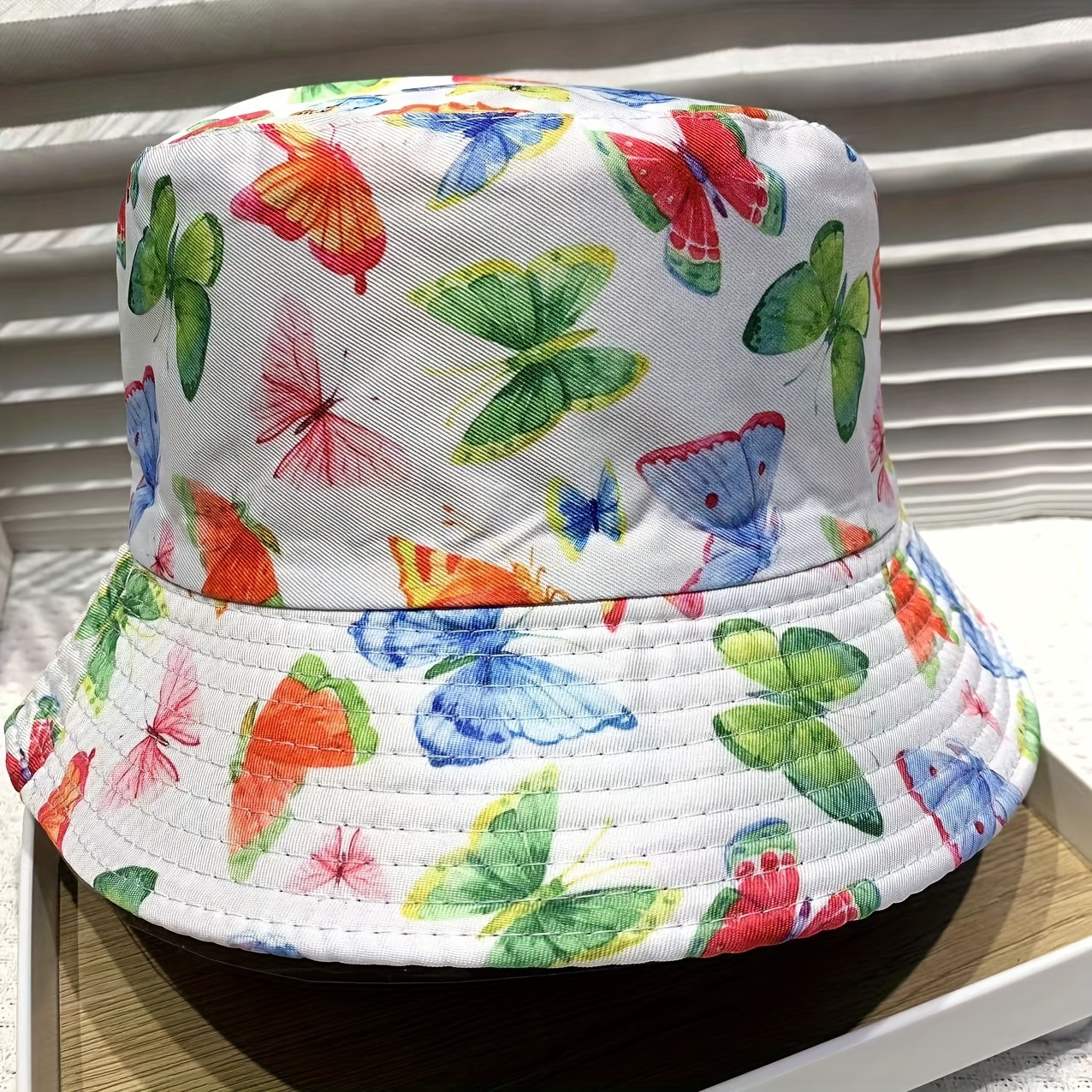 Sombrero De Cubo De Mariposa - Temu