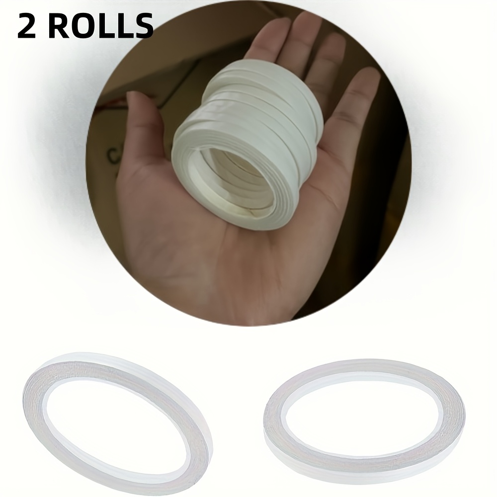 Image of 10 Rolls, 6 Rolls, 2 Rolls Double-sided Adhesive Tape For Crafts, Scrapbooking & Photos - Strong & Versatile Paper Tape For Diy Projects, Office Use & More, Paper Craft Supplies