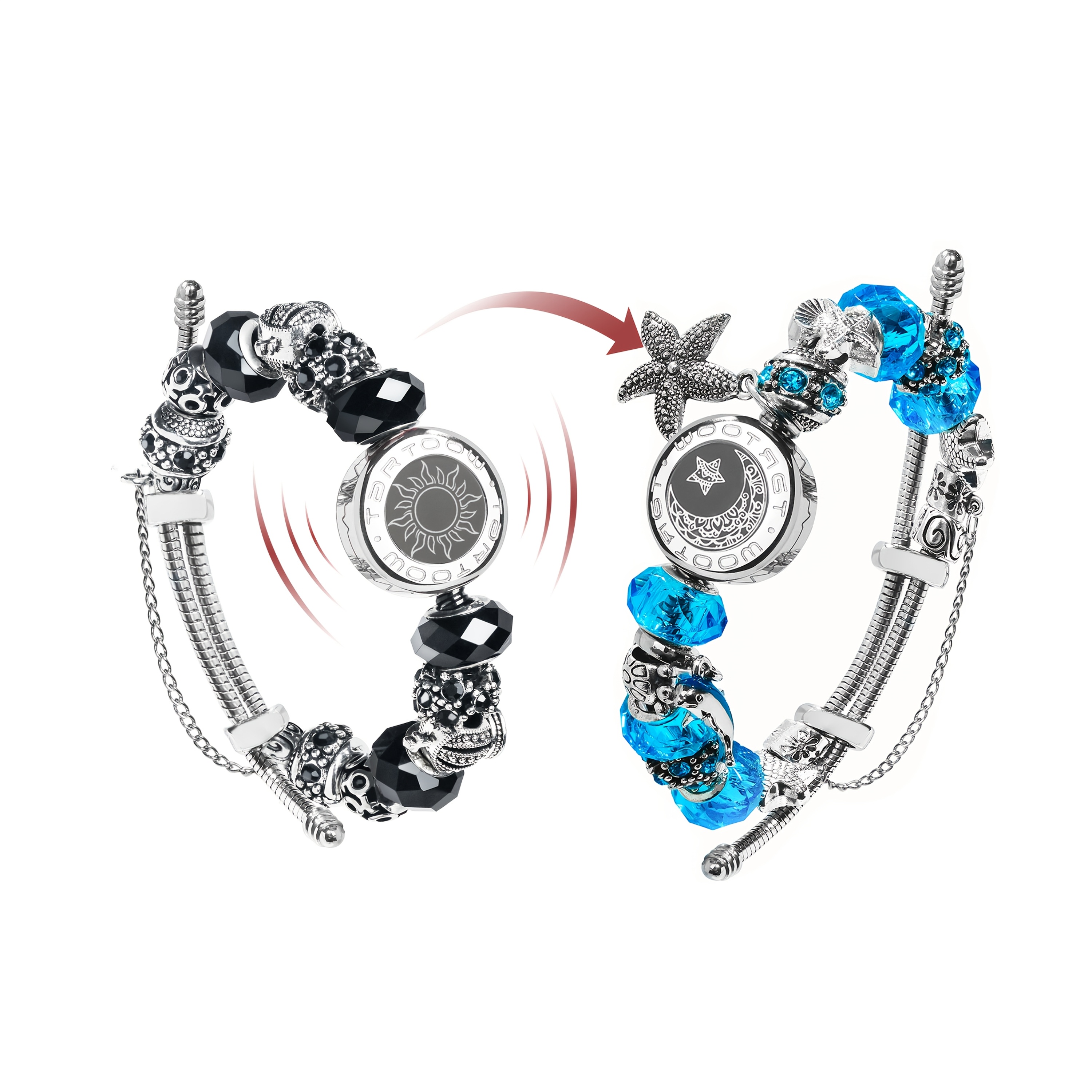 touch vibration bracelets long distance relationship Temu