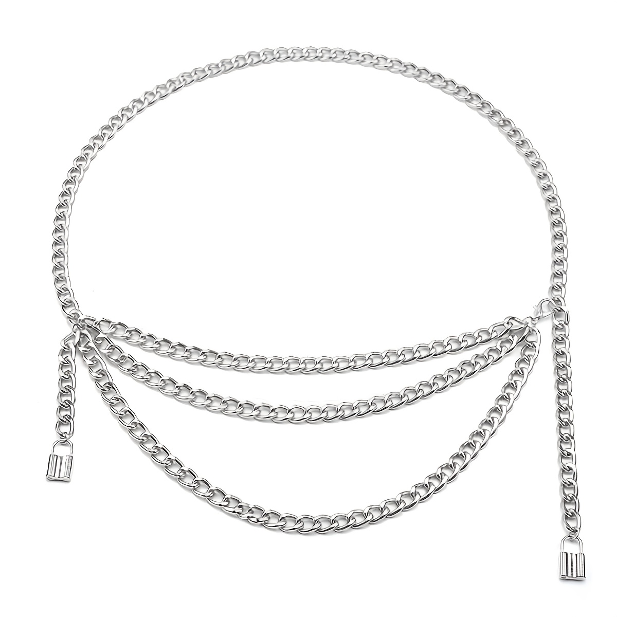 Women's Shimmering Multi-Layer Adjustable Tassel Decorative Belt