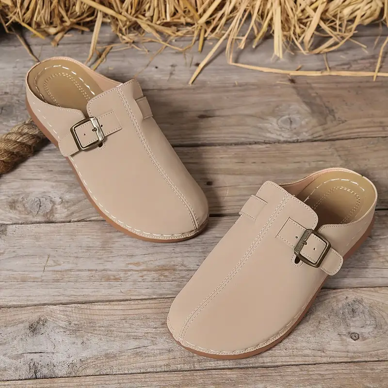 1 pair womens heel platform sandals solid color pu round toe closure polyurethane upper insole man made materials clean only details 4