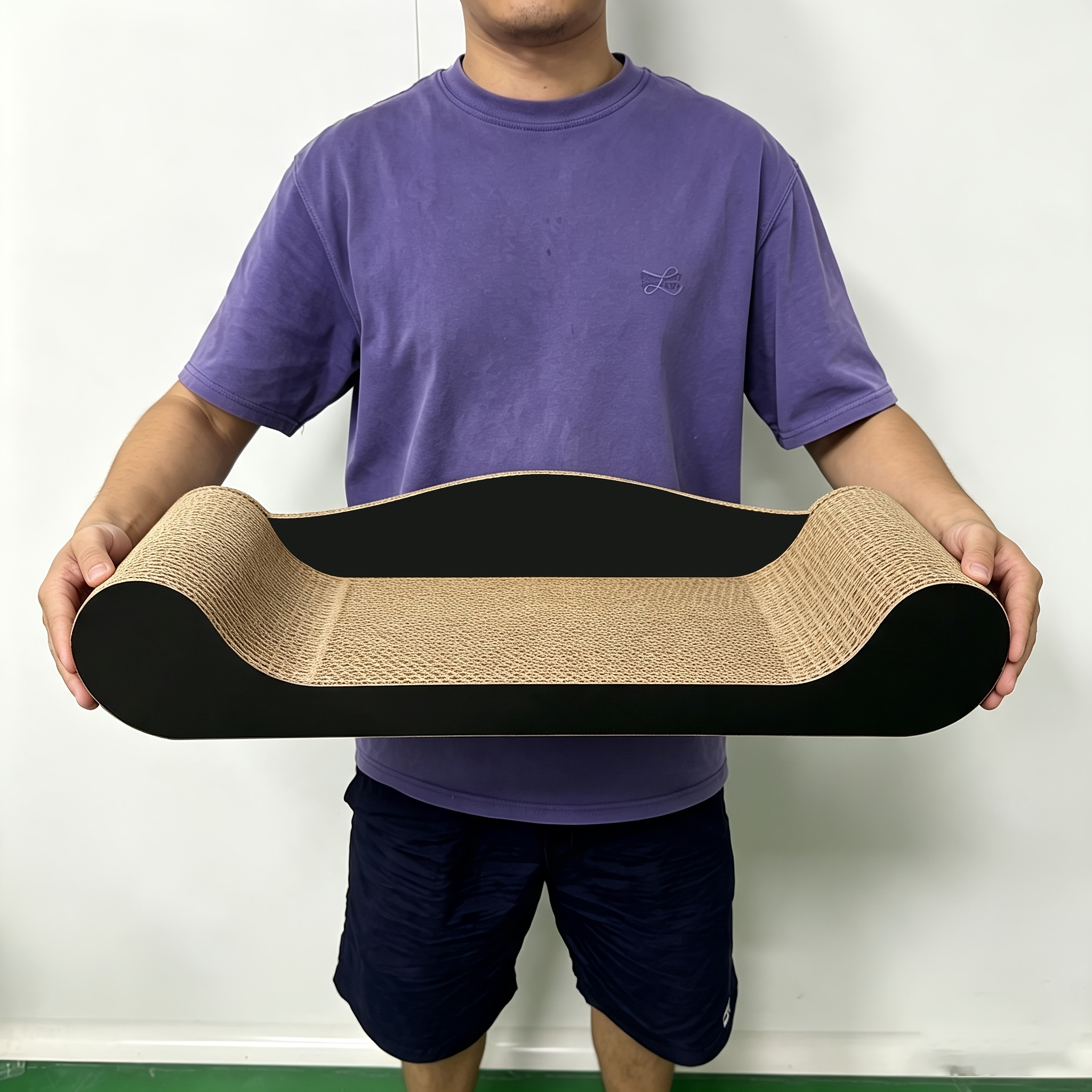 TEMU Sofa Extra Large Cardboard Cat Scratcher Bed Durable For Scratching Dual Use For Cats To Sharpen Claws Play Sleep