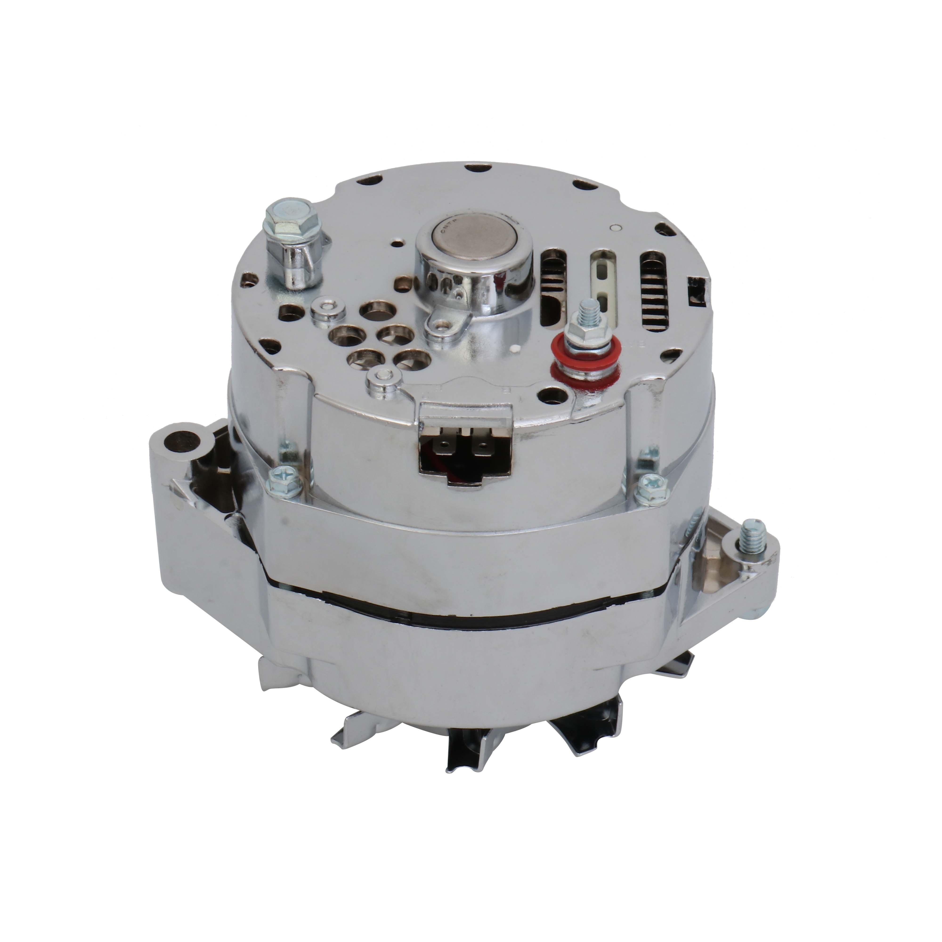 Alternator For 110Amp Chrome 1 Wire Self Exciting Street Rod | 1968 To 1982 GM Vehicles - Image 7