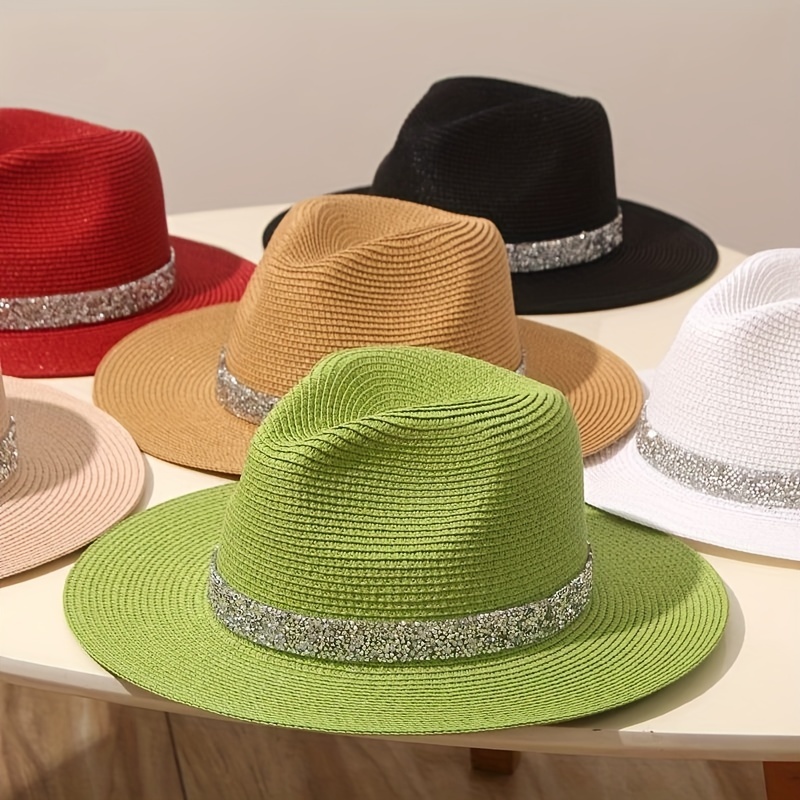 Sombrero De Paja Estilo Panamá Con Diseño De Toro Occidental