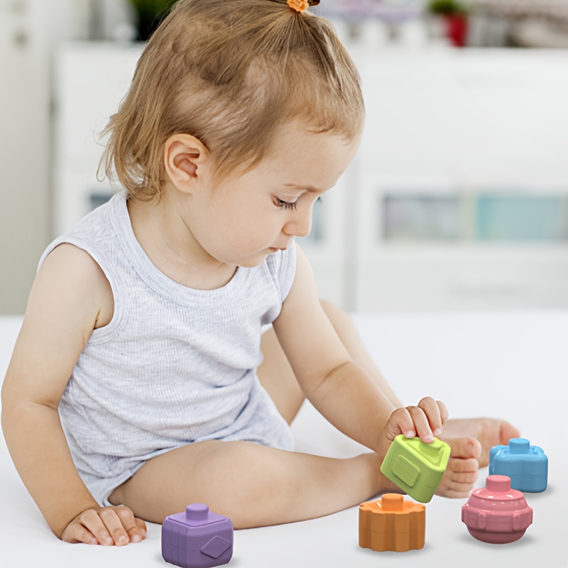 juego bloques sensoriales jóvenes formas actividad Temu Spain