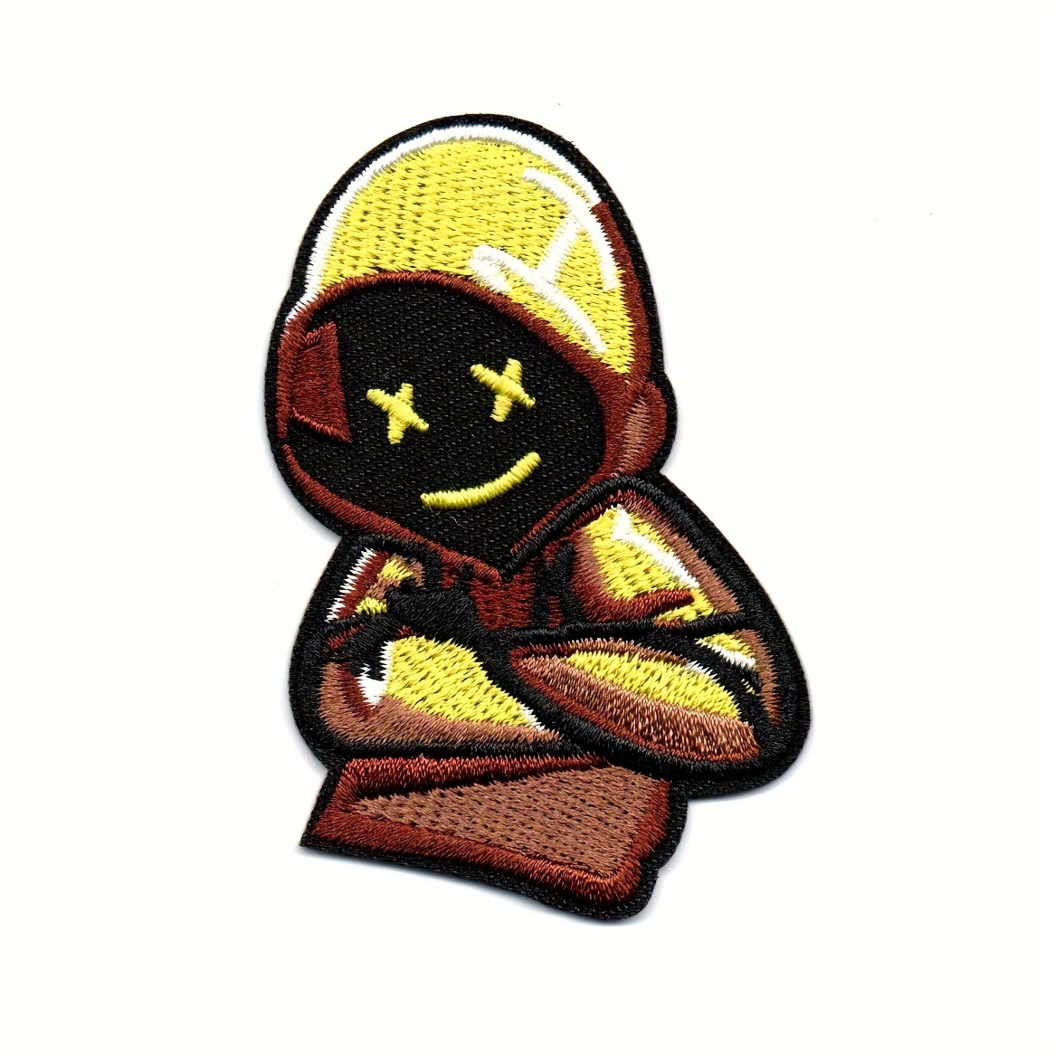 TEMU Patch Brodé Garçon - Badge Punk à Repasser/Coudre pour Vêtements DIY, Vestes, Chapeaux, Jeans & Sacs