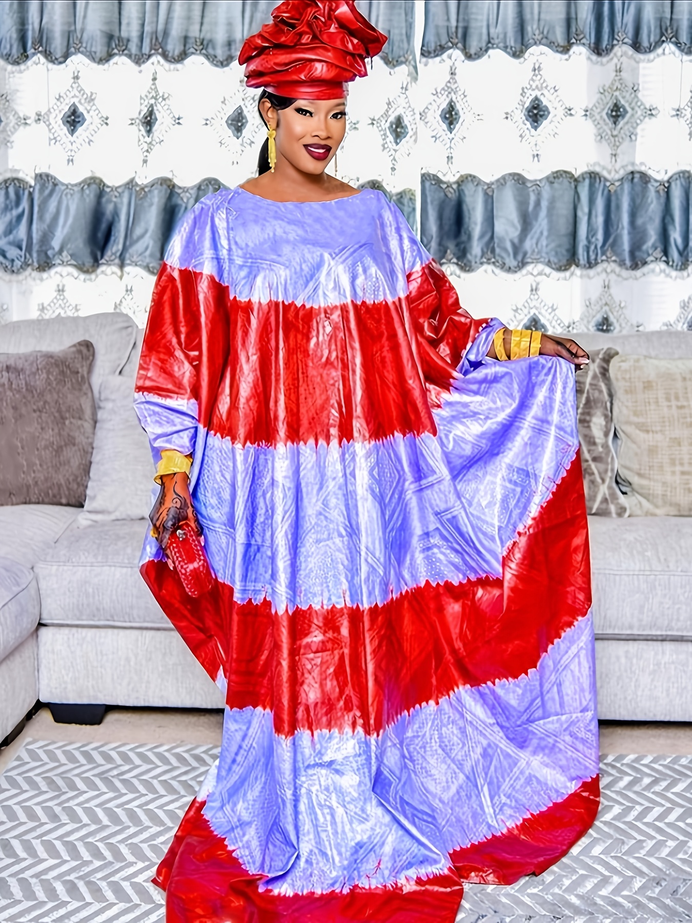 fitted lace wedding dress Bintah African Dress. Red African Print Shirt Dress- Kejeo Designs S