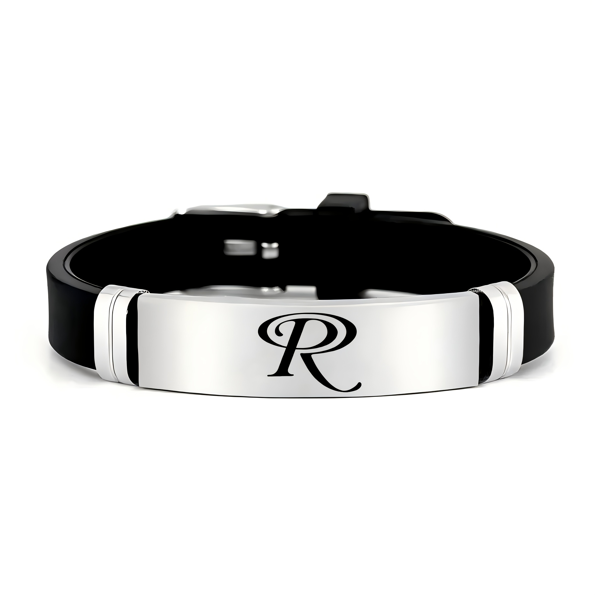 TEMU The 'r' Design Features Elegant And Minimalist Luxury Additions, Including Exquisite Vintage 202 202 Stainless Steel And Silicone Bracelets,