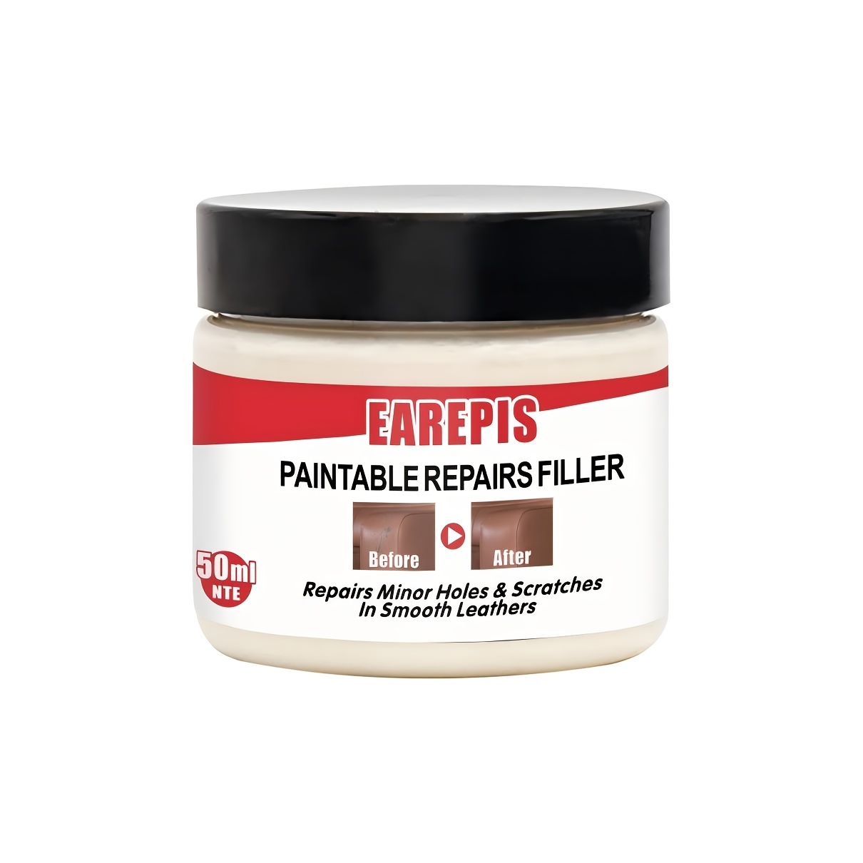 Image of White Wood Repair Putty, Suitable For Fixing Scratches, , And Faded Areas, For Wooden Doors, Windows, Cabinets, Tables, Chairs, Floors, Furniture Scratch Filler, Wood Surface Repair Agent