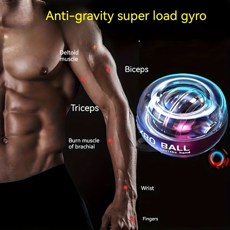 Wrist Strength Training Balls, Grip Balls, And Fitness Gyroscope Balls Are Used by Young People to Relieve Stress And for Muscle Workouts, Focusing on Hand Strength Training