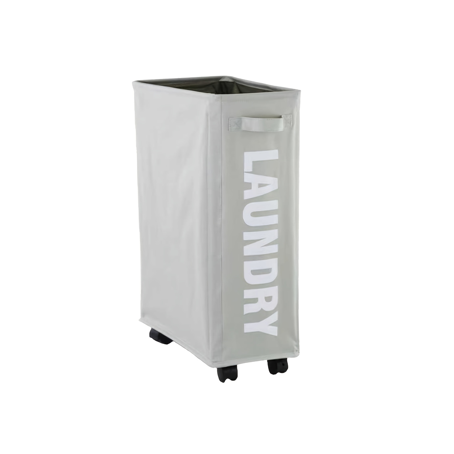 TEMU Grand Panier à Linge à Roulettes - Panier de Rangement Pliable de Haute Qualité, Adapté aux Vêtements et à de , Boîte de Rangement
