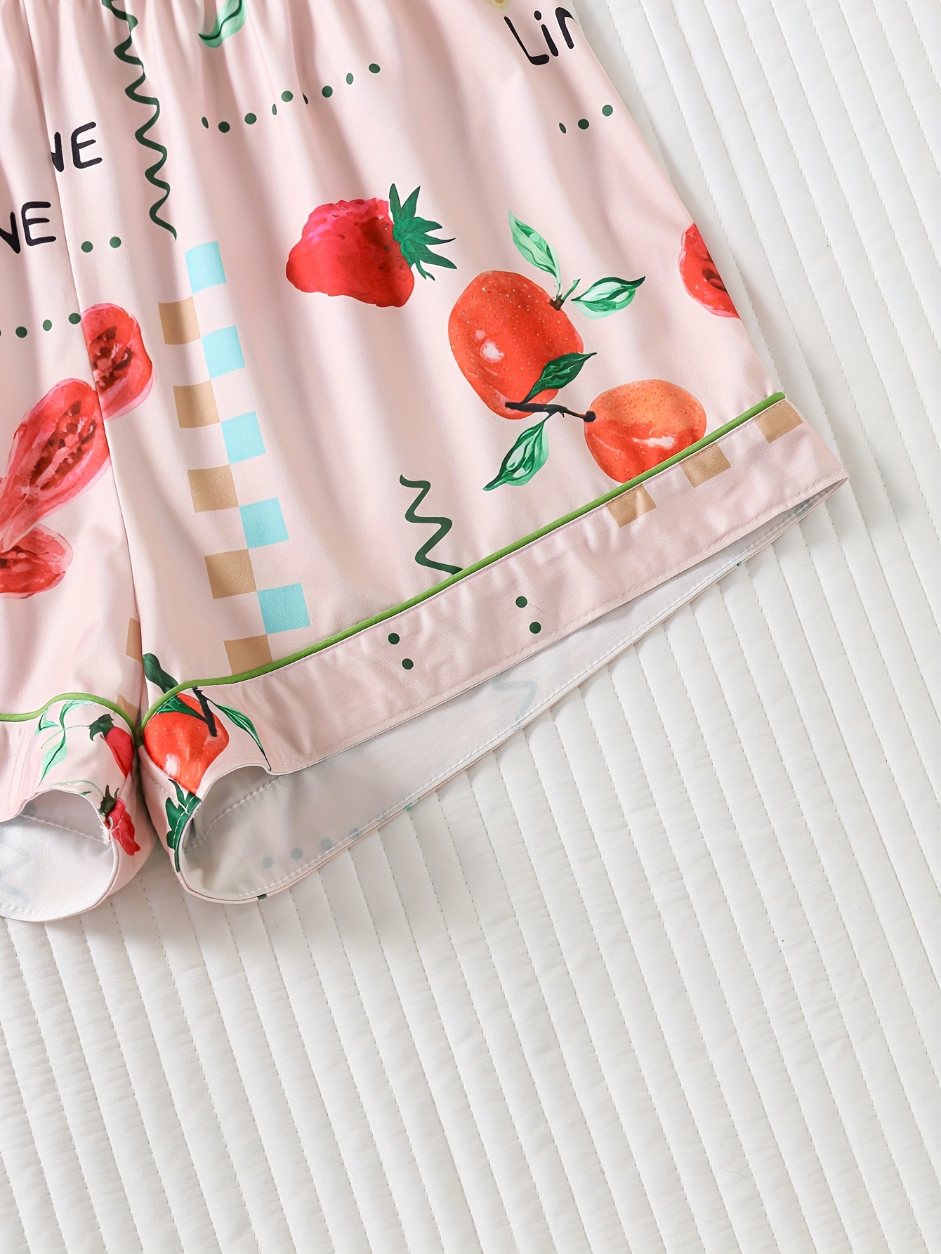 set pigiama stampa limone donne camicia casual a lapel Temu Italy