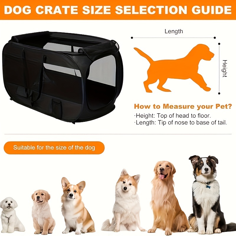 1pc rectangular folding dog cage fence puppy pet supplies tent dog bed rolling room Product details 5