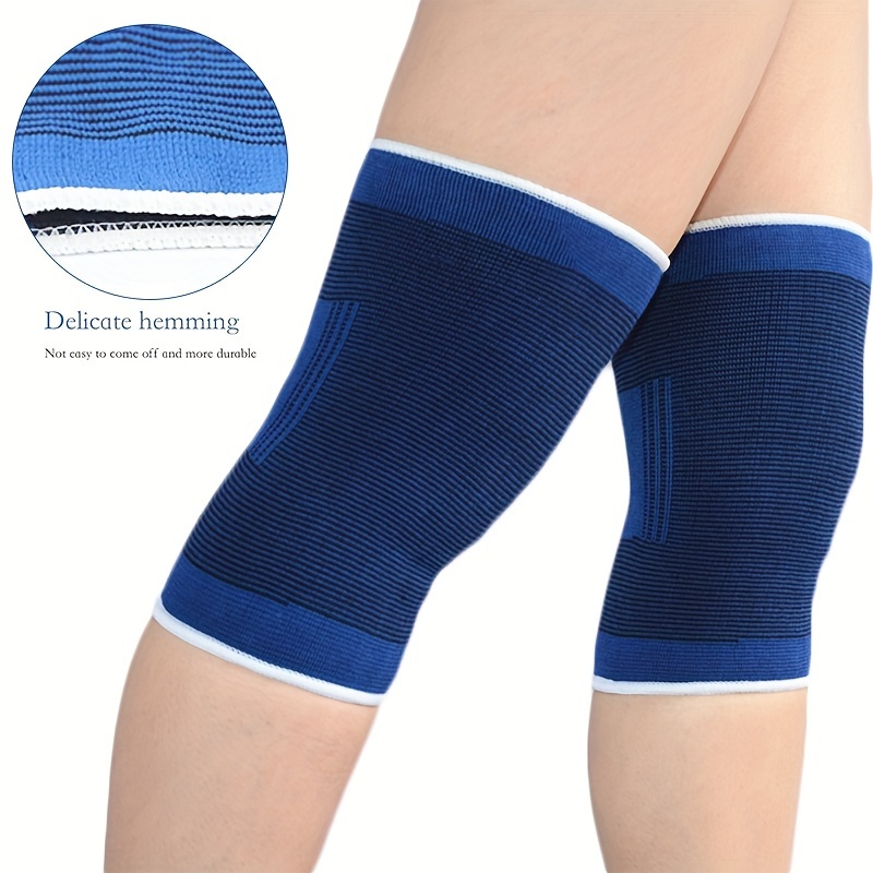 

2pcs 1 Size Fit Knee Support, Compression Knee Sleeve, Sport Knee Brace Pad For Men And Women-for Football Basketball Yoga Running Fitness (blue)