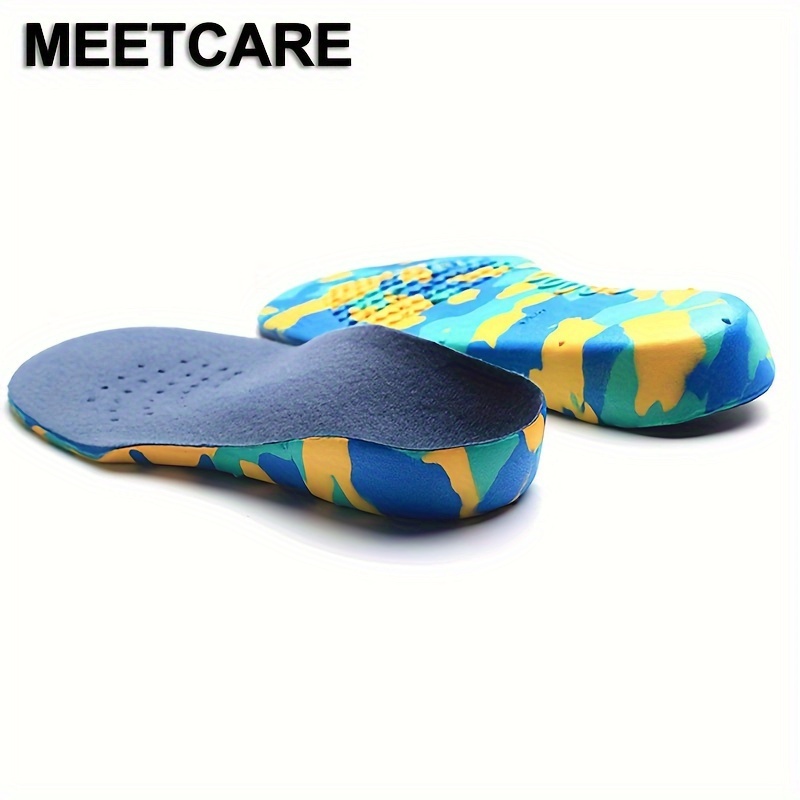 1 Par Plantillas Cortables Transpirables para Niños con Soporte de Arco, Inserto para Correr, Cojín Transpirable, Suela para Zapatillas Deportivas para Pies Pequeños, Almohadillas para Tamaños Pequeños