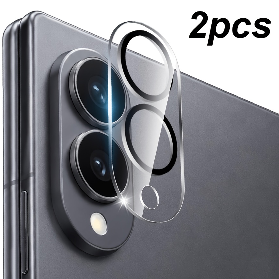 TEMU 2-pack Acrylic Camera Lens Protectors For For Galaxy Z Fold 8 | Anti-reflective 9h Tempered Glass With Ultra Hd | Scratch-proof Lens Shield,