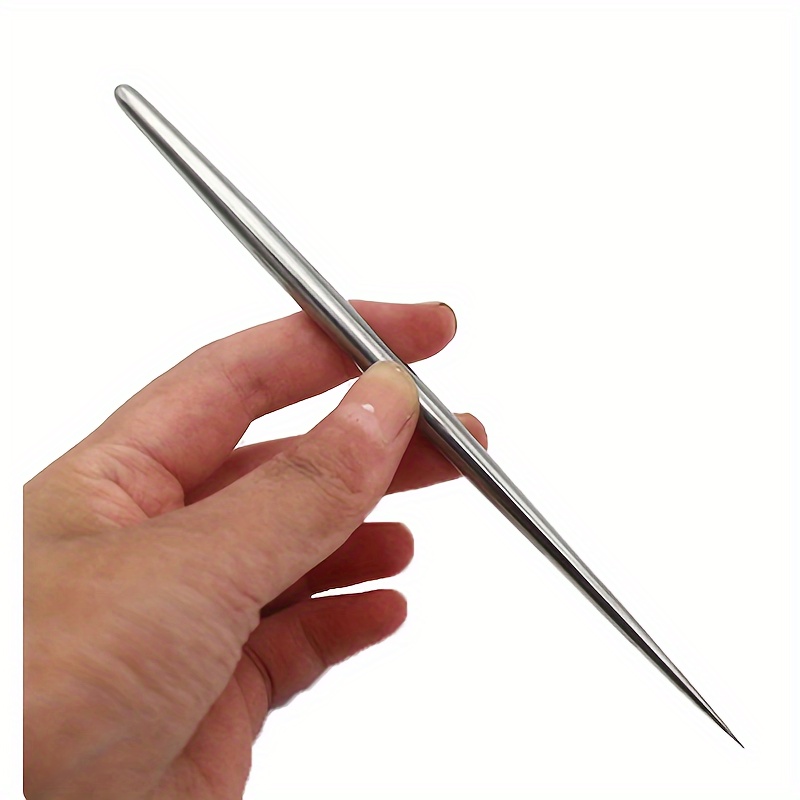 

1pc Stainless Steel Pottery Sculpting Needle - Uncharged Manual Clay Detailing Tool For , Carving & Acupressure Techniques - Craft Modeling Stick