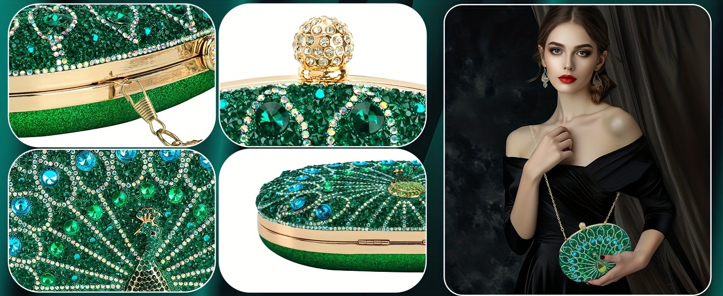  womens evening dress handbag round pearl handbag bag details 1