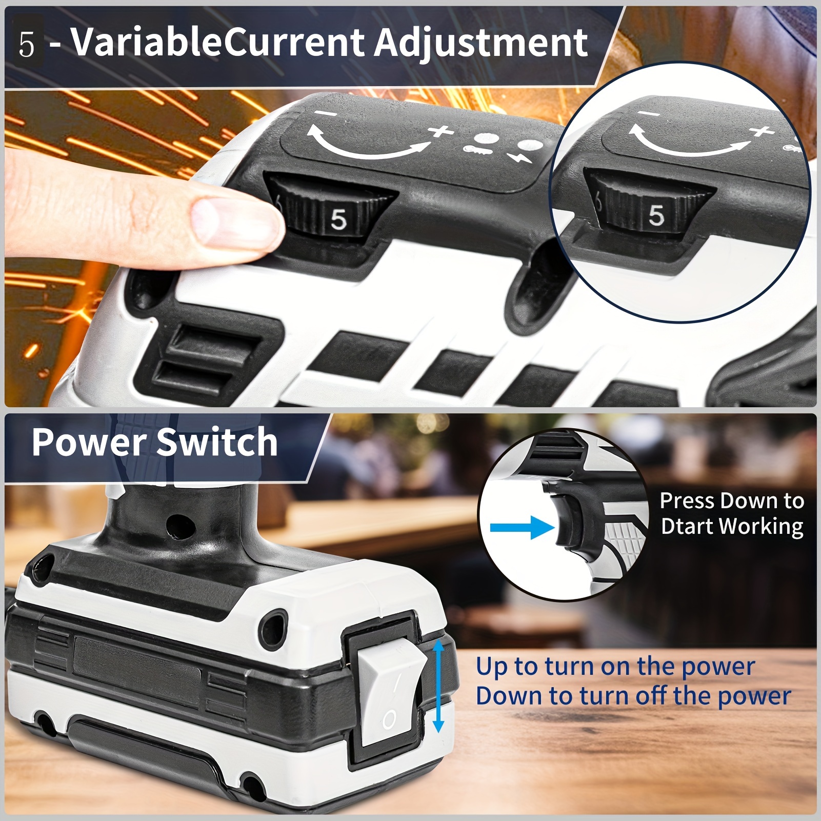 Portable Welder Machine 110v Arc Handheld Welder Igbt Inverter Welding