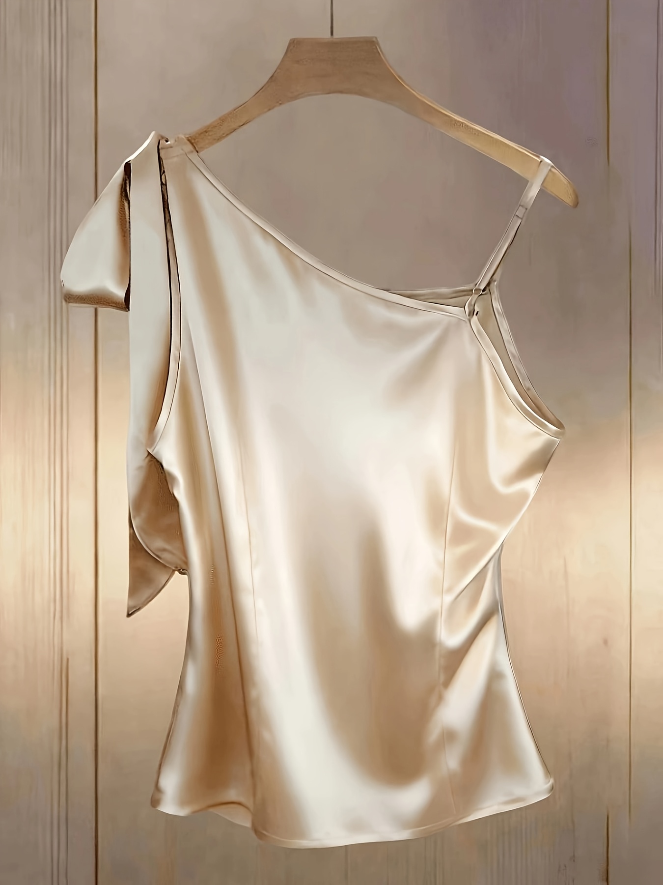 Regata Camisola Elegante Feminina em Cetim  3