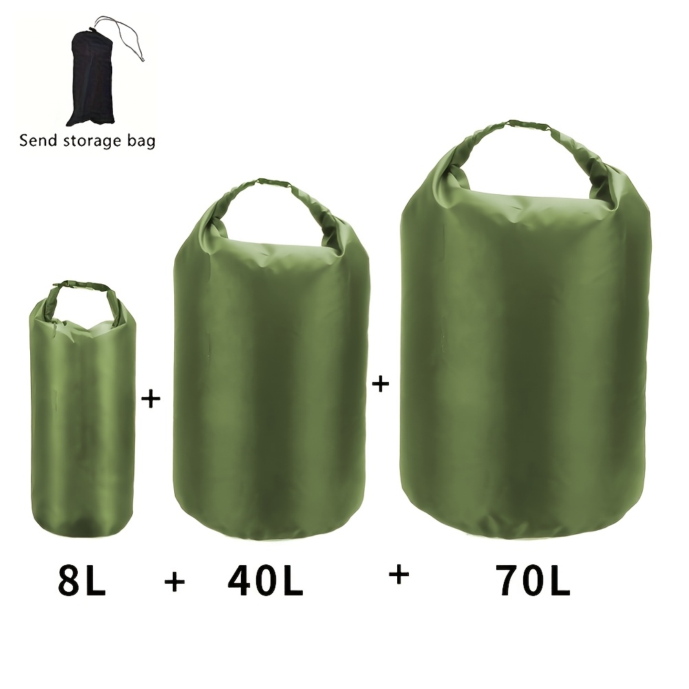 TEMU [Sac de rangement ultra-léger] Lot de 3 sacs de rangement d'extérieur ultra-légers | Sacs organisateurs durables de grande capacité avec tailles